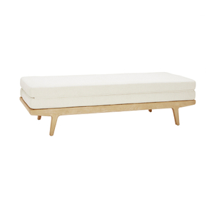 SoBe-0011, Stretch oak sofa bed, Solid Oak Frame & Engineered solid wood slats