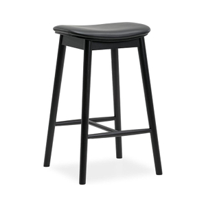 BaSt-0021, kitchen island Backless bar stool, Solid wood frame & upholstery