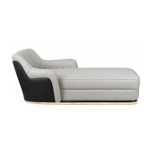 SoBe-0004, Luxury French recliner in high-end hotel, Dried solid wood frame & stainless steel