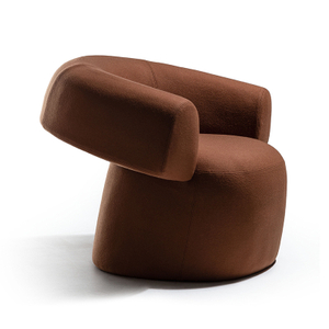 LeCh-0023 , Wide armchairs with geometric shapes , Swivel base or fixed base