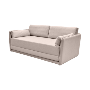 SoBe-0019, Minimalist folding Sofa Bed, Engineering Solid Wood Frame & High density Sponge